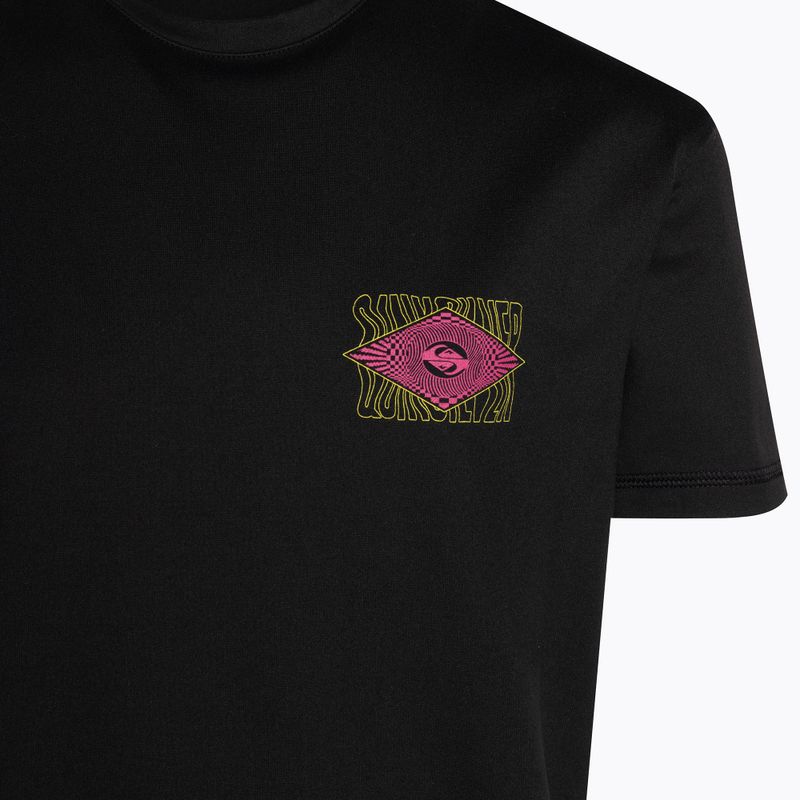 Quiksilver Radical Surf SS Y tricou de înot pentru copii negru 6