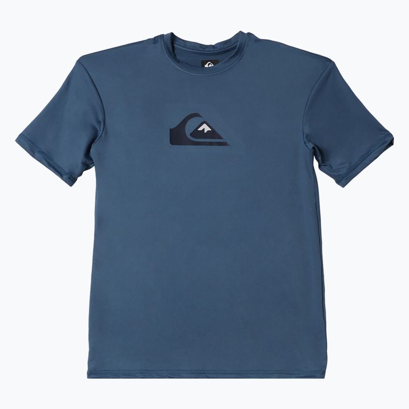 Quiksilver Solid Streak SS Y purtând cămașă de înot pentru copii de mare