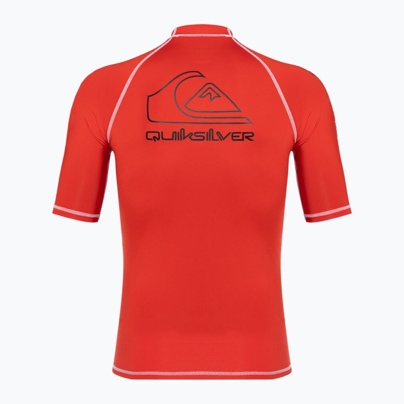 Quiksilver On Tour tricou de înot pentru bărbați roșu EQYWR03359-RQC0 2