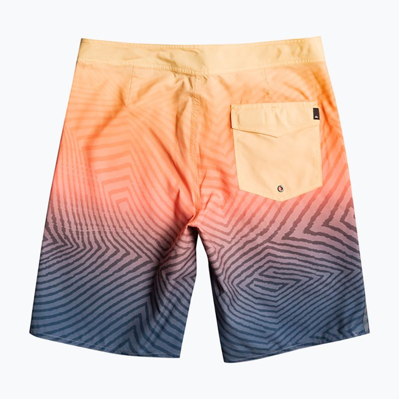 Pantaloni scurți de înot pentru bărbați Quiksilver Everyday Warp Fade 20" portocaliu și albastru marin EQYBS04790-BSL6 2