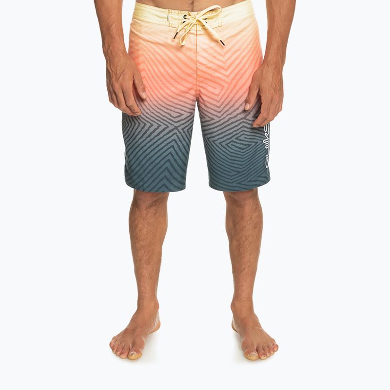 Pantaloni scurți de înot pentru bărbați Quiksilver Everyday Warp Fade 20" portocaliu și albastru marin EQYBS04790-BSL6 3