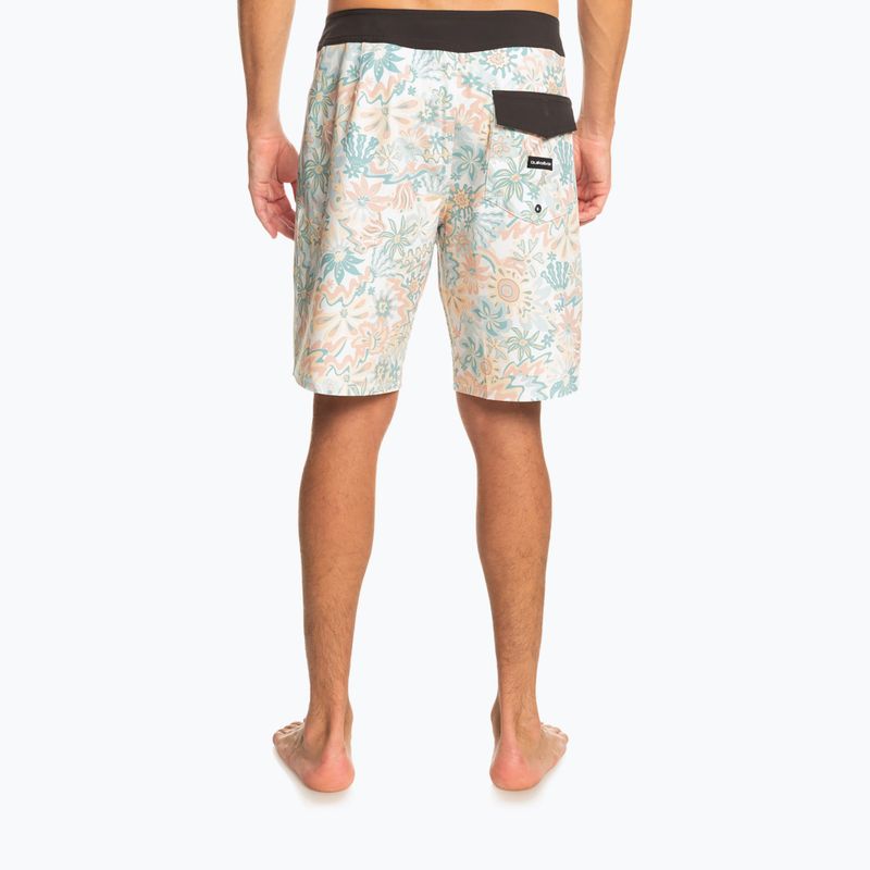 Pantaloni scurți de înot pentru bărbați Quiksilver Surfsilk QS 69 19" alb EQYBS04773-WDW6 3