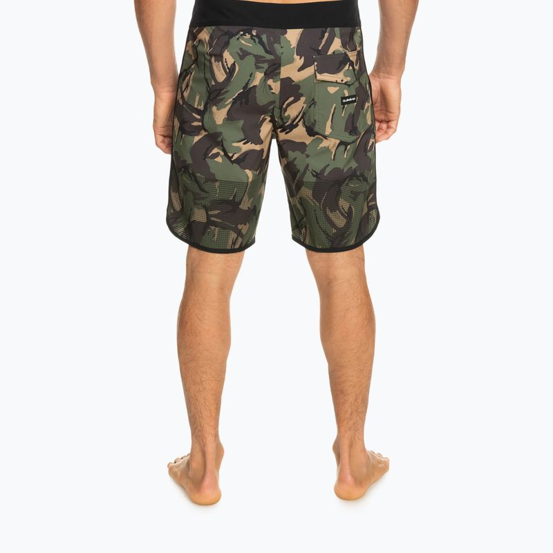 Pantaloni scurți de înot pentru bărbați Quiksilver Highlite Scallop 19" verde EQYBS04761-CQY6 3