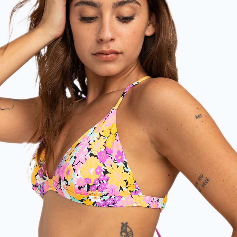 Costum de baie top Billabong Sol Searcher Cross Back flowers 4