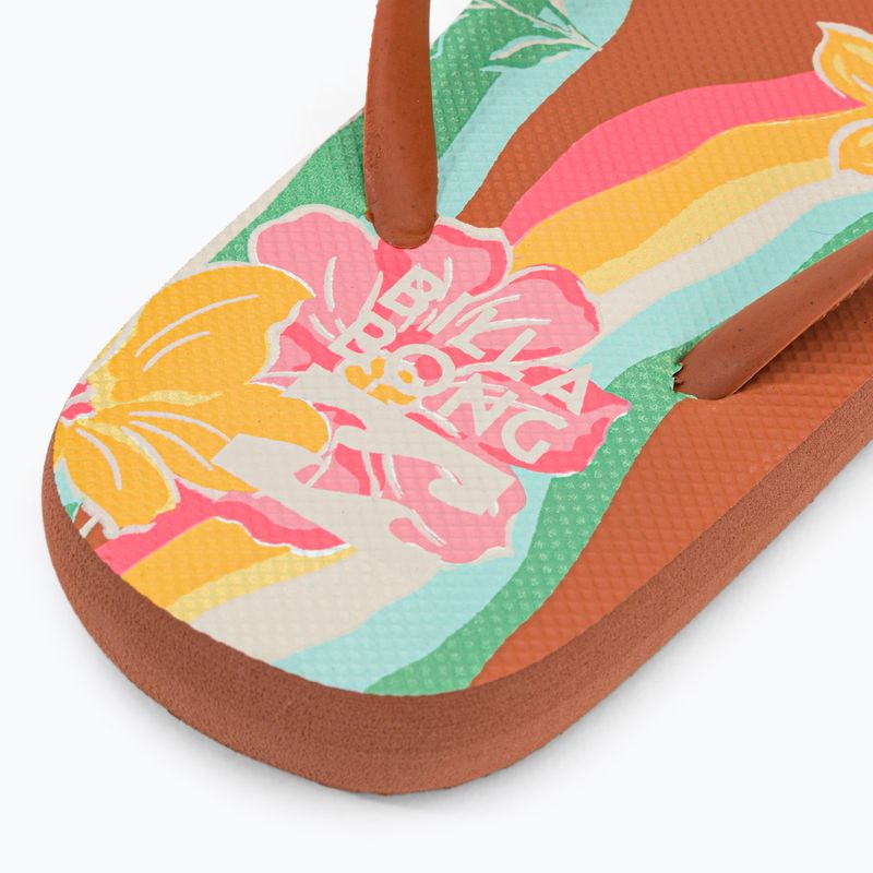 Flip flop pentru femei Billabong Dama brick 8