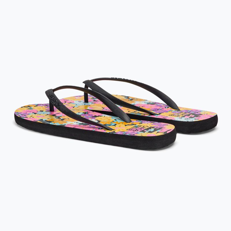 Flip flop pentru femei Billabong Dama flowers 3