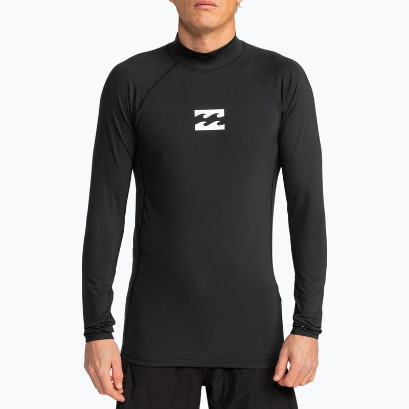 Longsleeve de înot pentru bărbați Billabong Waves All Day black