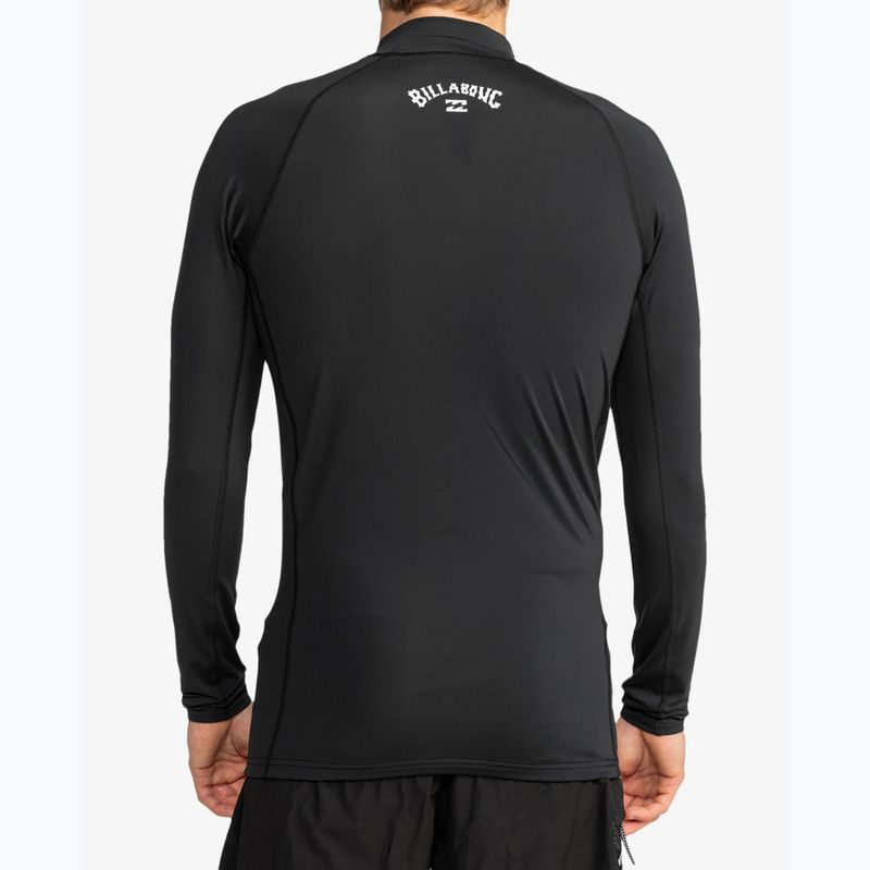Longsleeve de înot pentru bărbați Billabong Waves All Day black