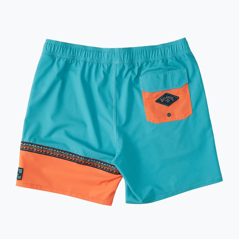 Pantaloni scurți de înot pentru bărbați Billabong Burleigh Layback aqua 2