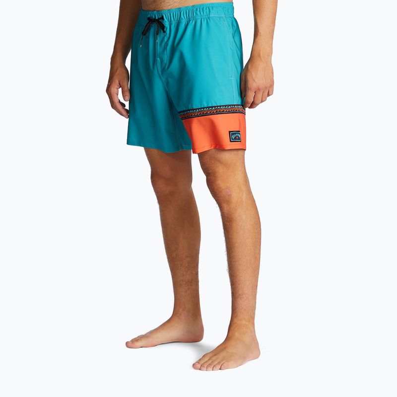 Pantaloni scurți de înot pentru bărbați Billabong Burleigh Layback aqua 3