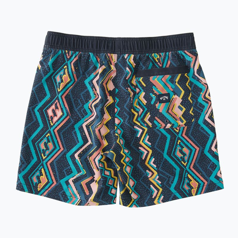 Pantaloni scurți de înot pentru bărbați Billabong Sundays Layback blue haze 2