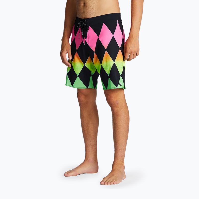 Pantaloni scurți de înot pentru bărbați Billabong Sundays Airlite neon