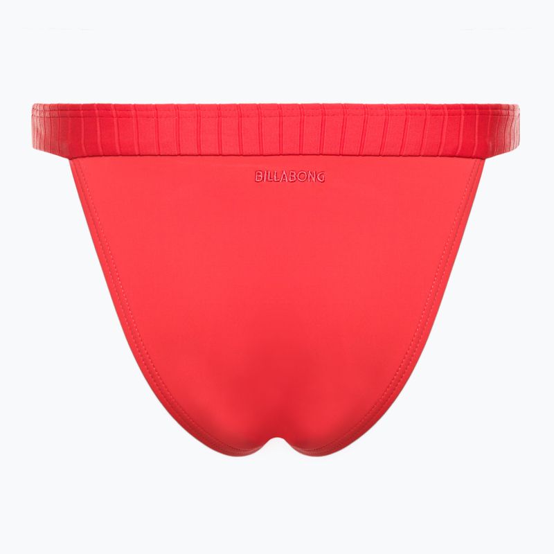 Partea de jos a costumului de baie Billabong Lined Up Banded Hike bright poppy 2