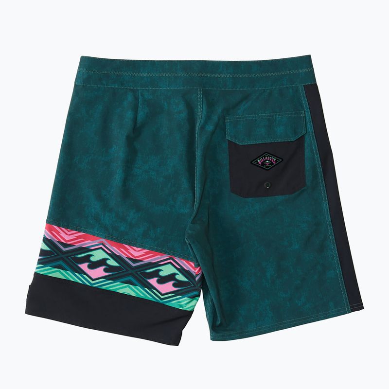 Pantaloni scurți de înot pentru bărbați Billabong Burleigh Pro forest 2