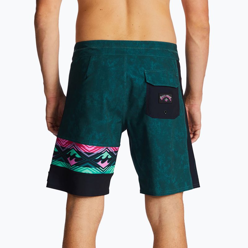 Pantaloni scurți de înot pentru bărbați Billabong Burleigh Pro forest