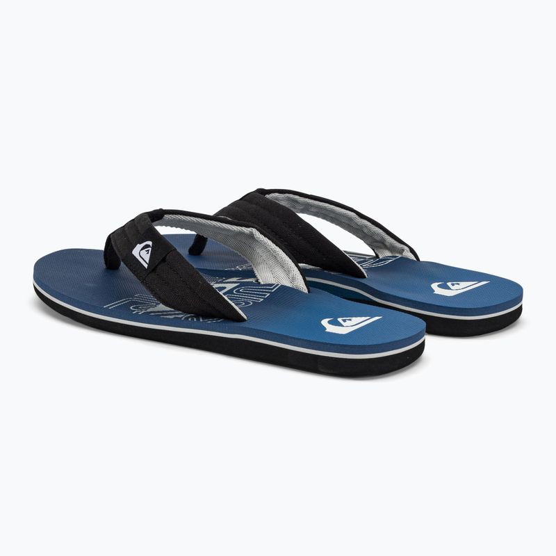 Quiksilver Molokai Layback II flip flop pentru bărbați albastru AQYL101339 3