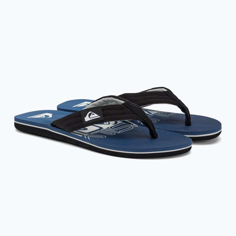 Quiksilver Molokai Layback II flip flop pentru bărbați albastru AQYL101339 4