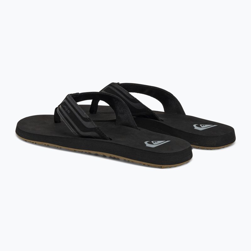 Quiksilver bărbați Monkey Wrench Core flip flop negru AQYL101324 3