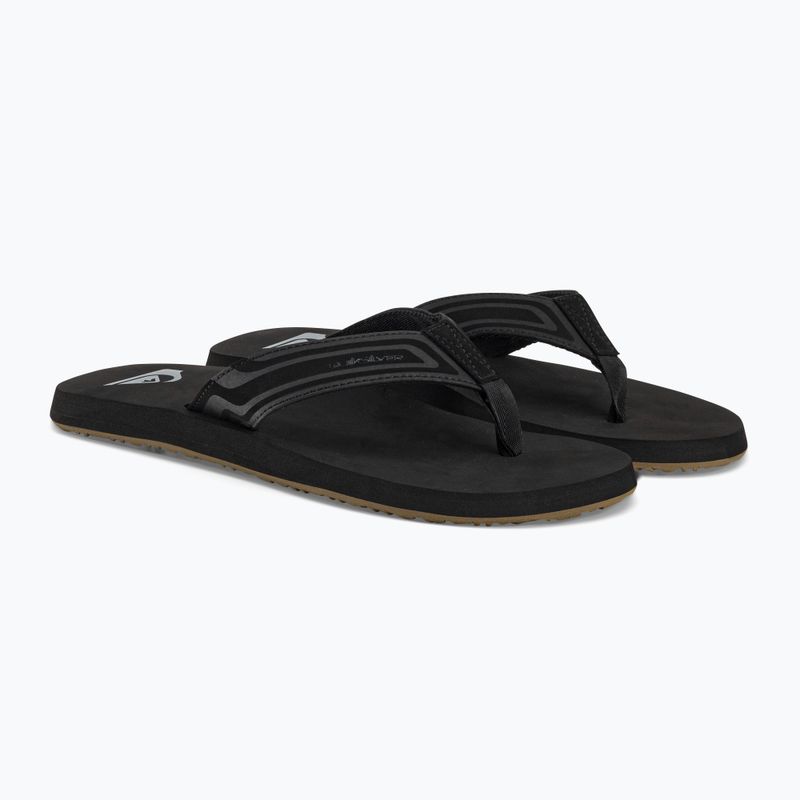 Quiksilver bărbați Monkey Wrench Core flip flop negru AQYL101324 4