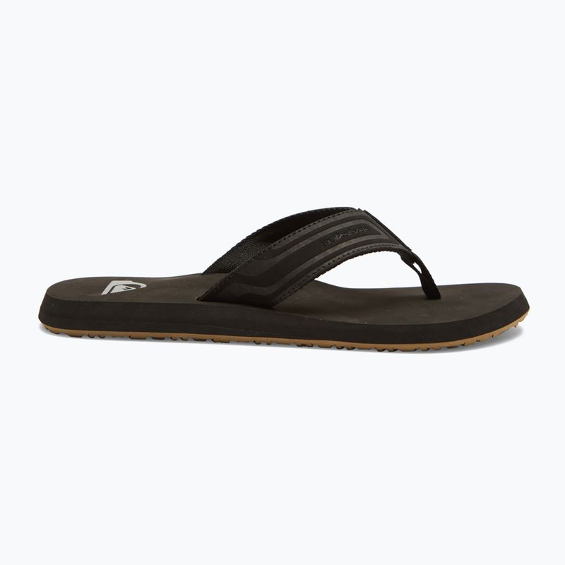Quiksilver bărbați Monkey Wrench Core flip flop negru AQYL101324 10