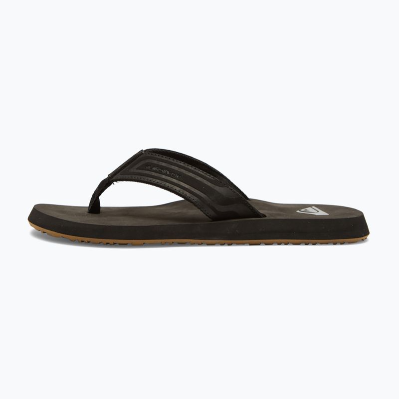 Quiksilver bărbați Monkey Wrench Core flip flop negru AQYL101324 11