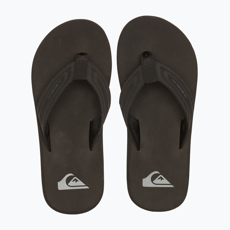 Quiksilver bărbați Monkey Wrench Core flip flop negru AQYL101324 12
