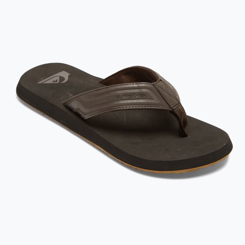 Quiksilver bărbați Monkey Wrench Core flip flop maro AQYL101324