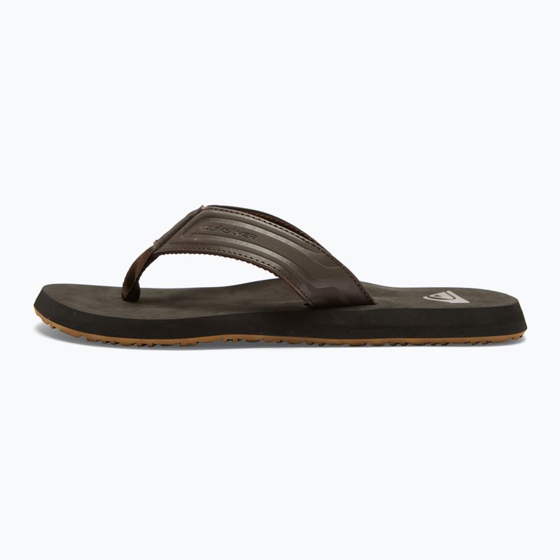 Quiksilver bărbați Monkey Wrench Core flip flop maro AQYL101324