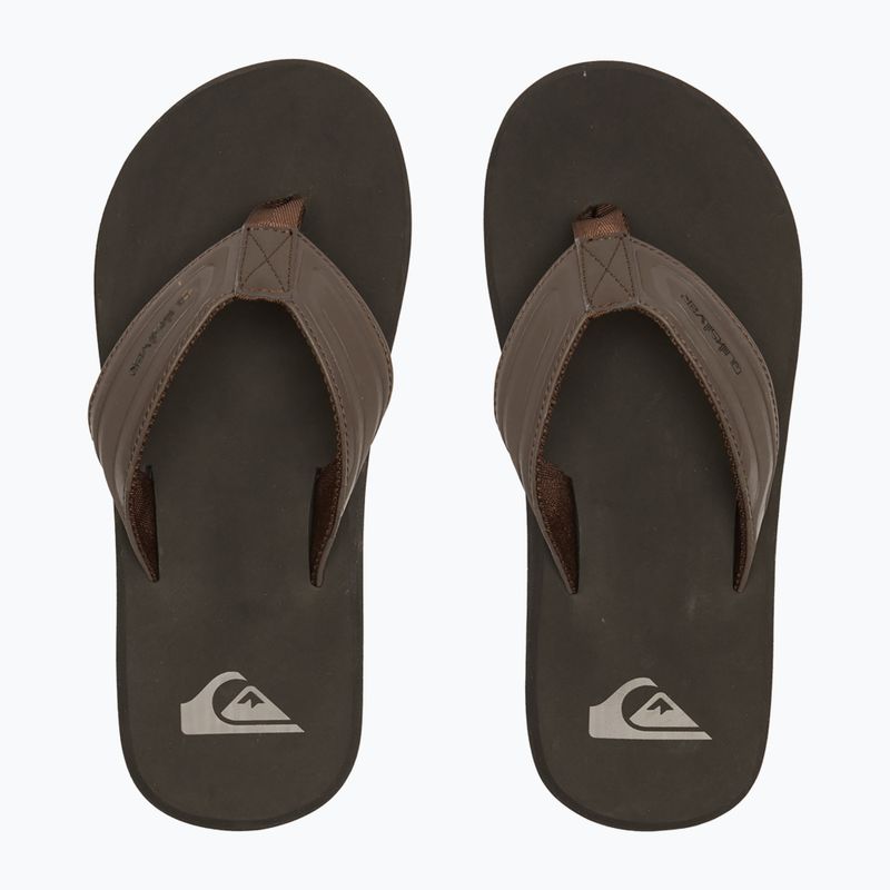 Quiksilver bărbați Monkey Wrench Core flip flop maro AQYL101324