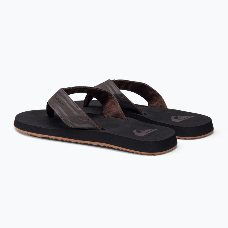 Quiksilver bărbați Monkey Wrench Core flip flop maro AQYL101324