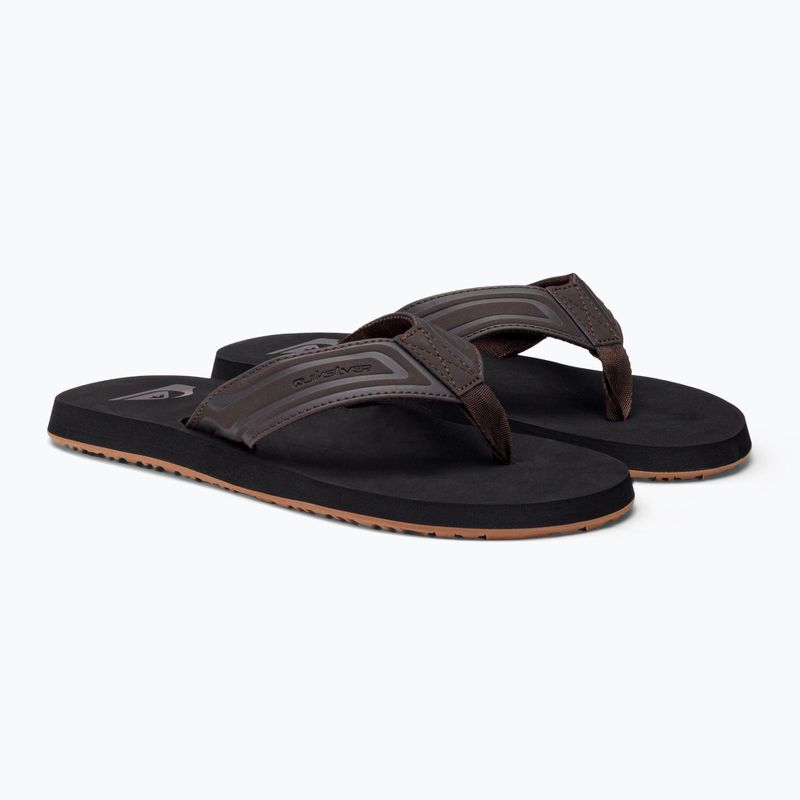Quiksilver bărbați Monkey Wrench Core flip flop maro AQYL101324
