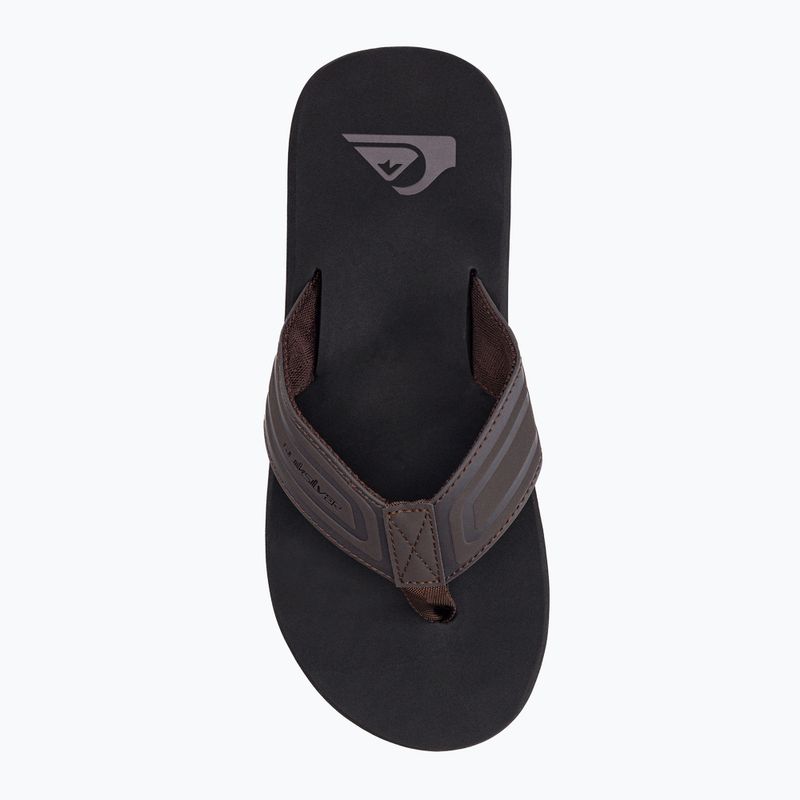 Quiksilver bărbați Monkey Wrench Core flip flop maro AQYL101324