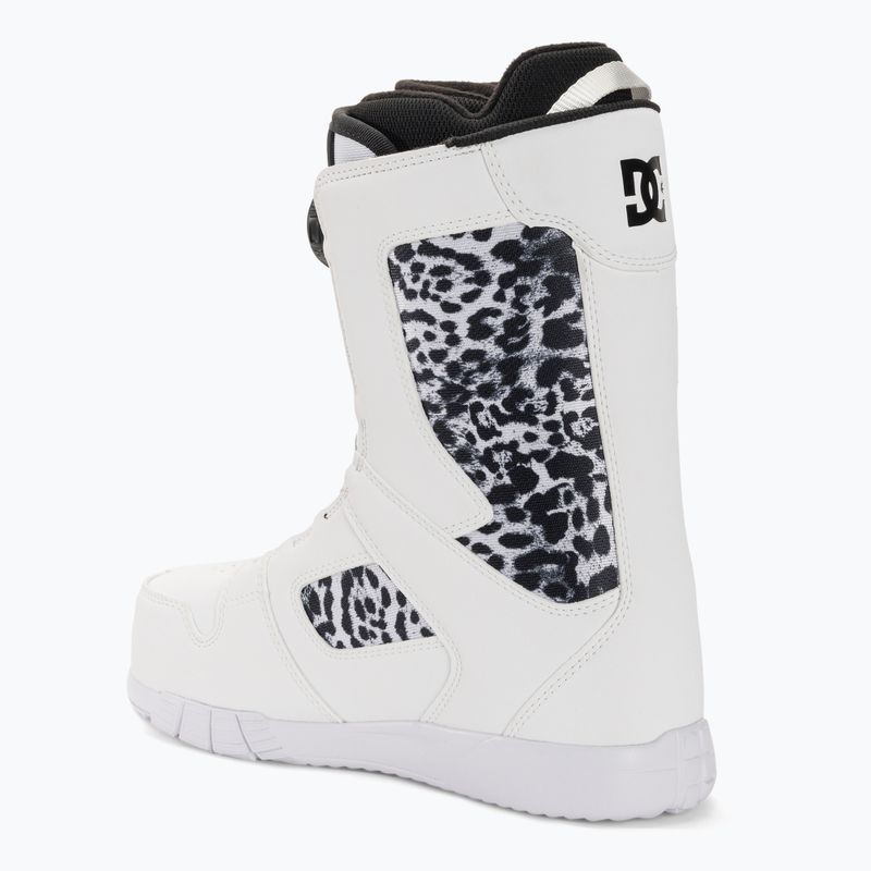 Cizme de snowboard pentru femei DC Phase Boa imprimeu alb/negru 2