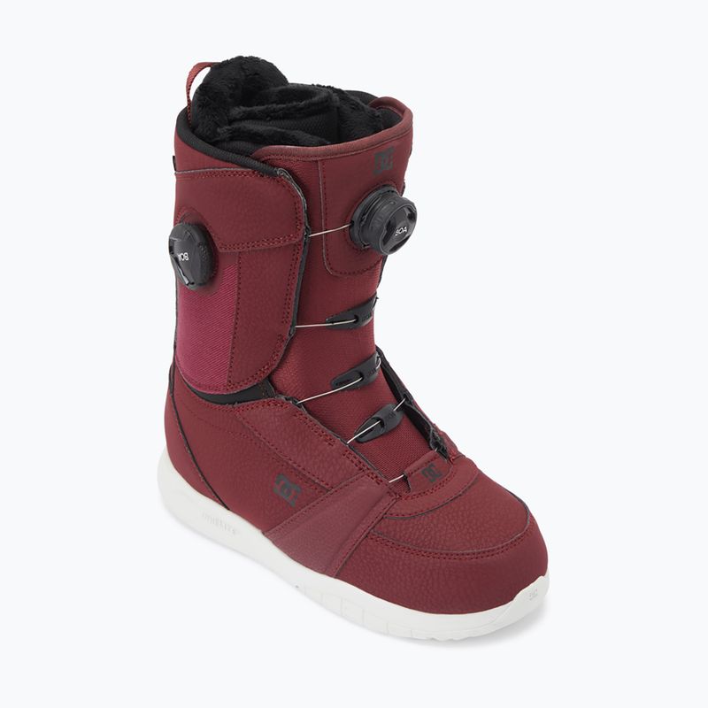 Cizme de snowboard pentru femei DC Lotus wine/black 6