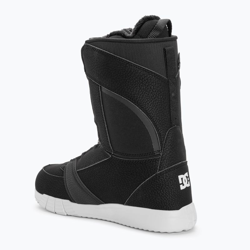 Cizme de snowboard pentru femei DC Lotus alb/negru 2