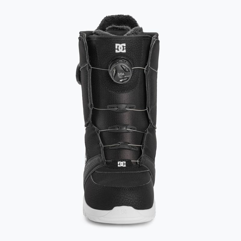 Cizme de snowboard pentru femei DC Lotus alb/negru 3