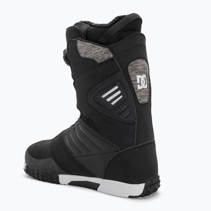 Cizme de snowboard pentru bărbați DC Judge alb/negru 2