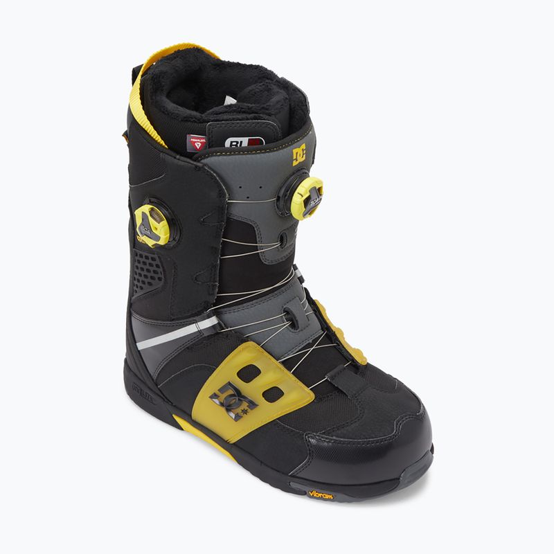 Cizme de snowboard pentru bărbați DC Phantom negru/galben 6