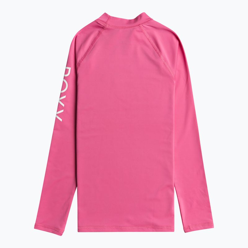 Longsleeve de înot pentru copii ROXY Whole Hearted shocking pink 2