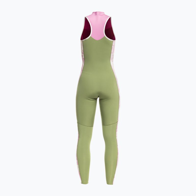 Costum de înot pentru femei ROXY 1.5 mm Long John palmed out light gray 2