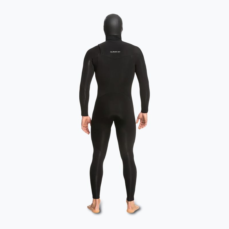 Spumă de înot pentru bărbați Quiksilver Everyday Sessions 5/4/3 Chest Zip Hooded black 2