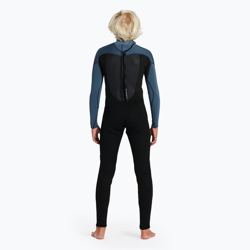 Costum de înot pentru copii Quiksilver 3/2 mm Prologue BZ black/bering 2