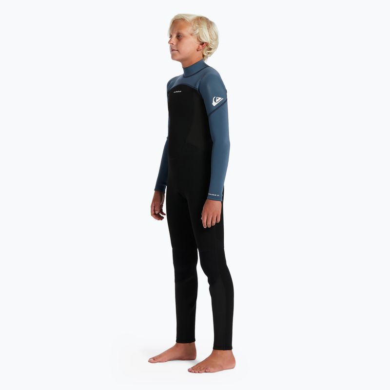 Costum de înot pentru copii Quiksilver 3/2 mm Prologue BZ black/bering 3
