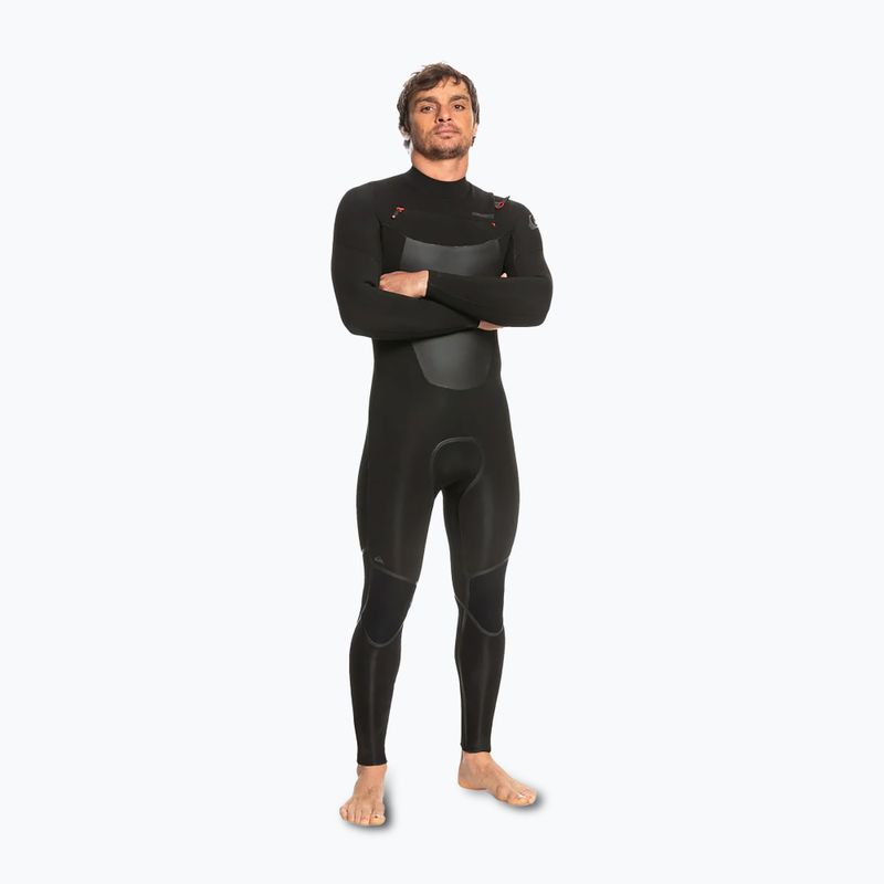 Spumă de înot pentru bărbați Quiksilver Marathon Sessions 5/4/3 Chest Zip black 3
