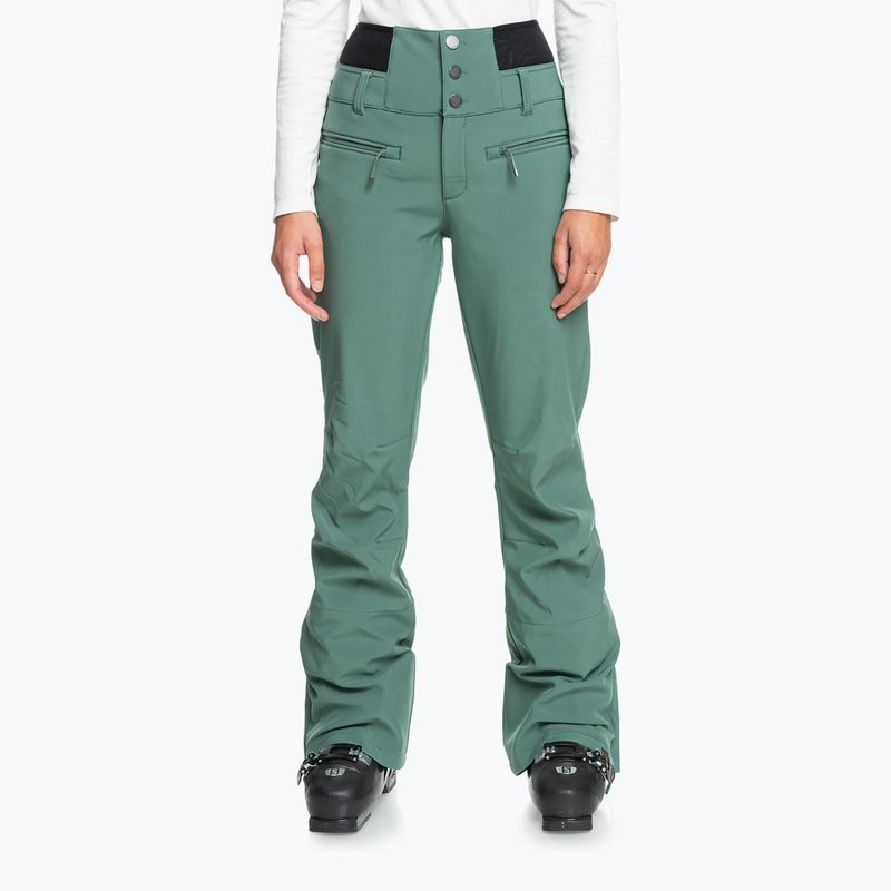 Pantaloni de snowboard pentru femei ROXY Rising High dark forest