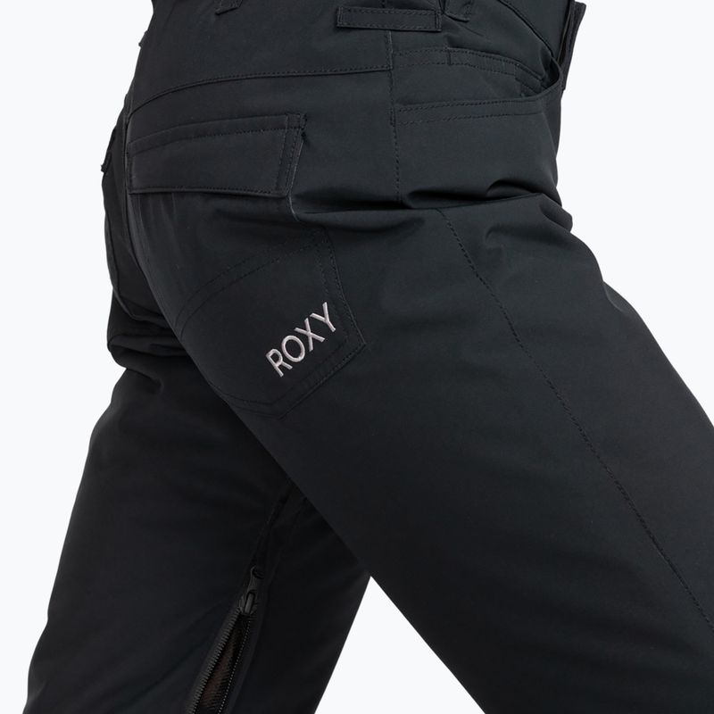 Pantaloni de snowboard pentru femei ROXY Backyard negru adevărat 5