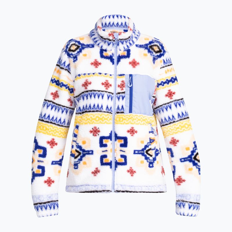 Femeile ROXY Alabama Full Zip alb strălucitor chandail pulover chandail alb strălucitor 6