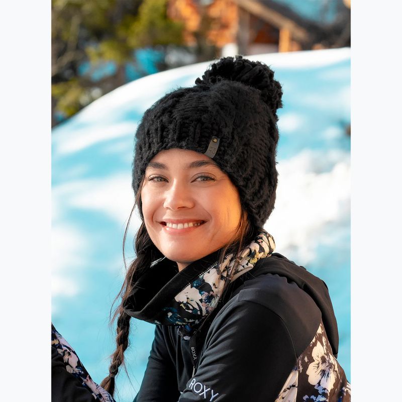 Căciulă de iarnă pentru femei ROXY Winter true black 8