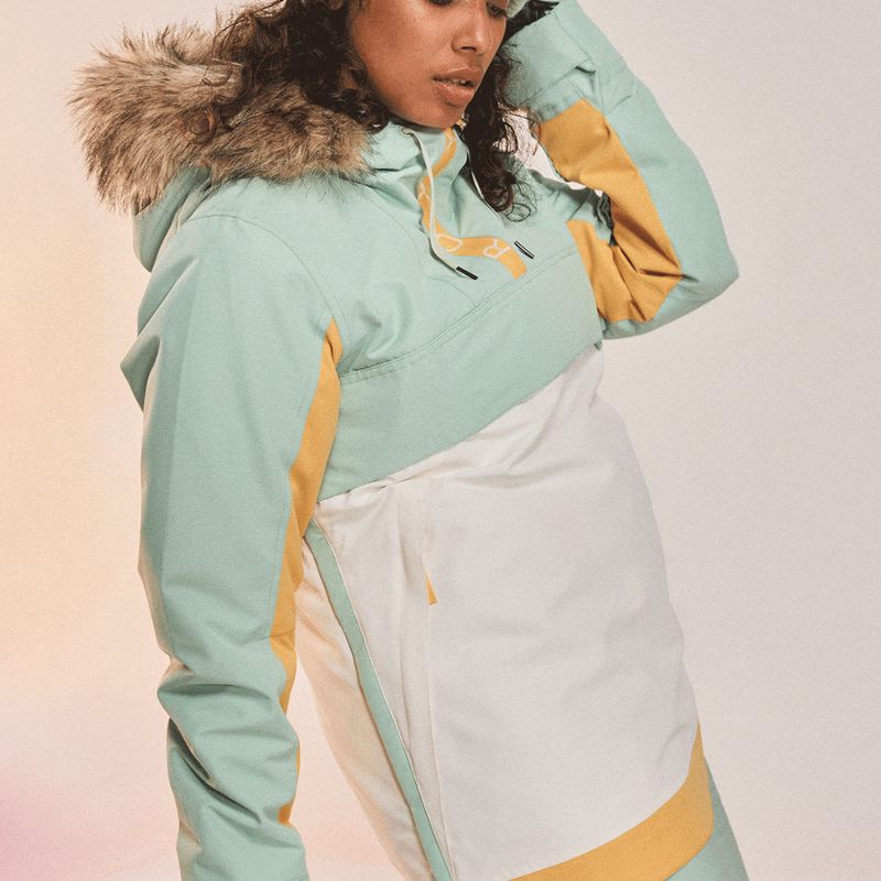 Jachetă de snowboard pentru femei ROXY Shelter cameo green 15