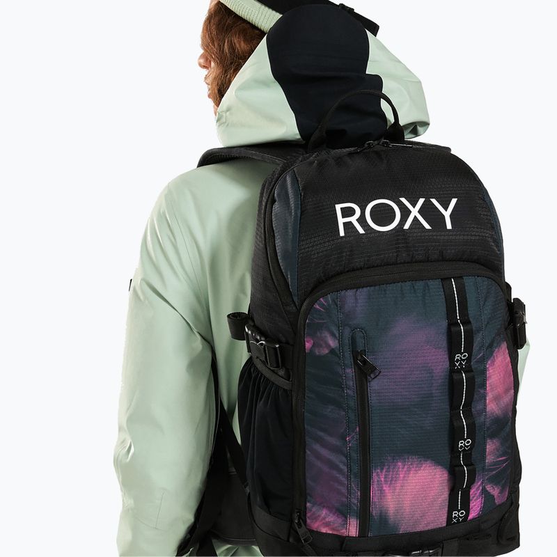 Rucsac de snowboard pentru femei ROXY Tribute 23 l true black pansy negru pansy 8